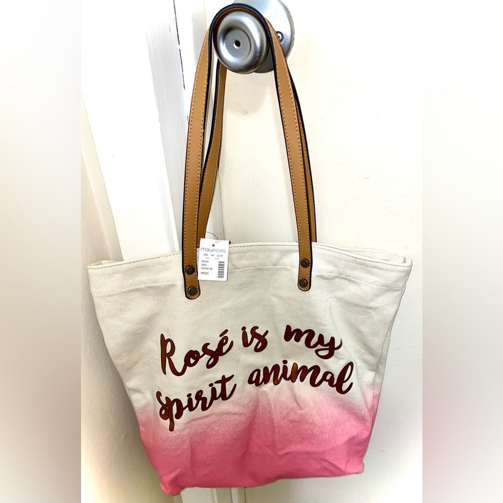 Maurices ombre canvas tote. New with Tags
